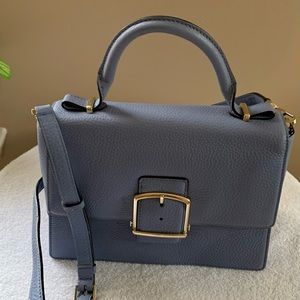 Kate Spade Healy Lane Heddy handbag (Tile Blue). Interior zip and slip pockets.
